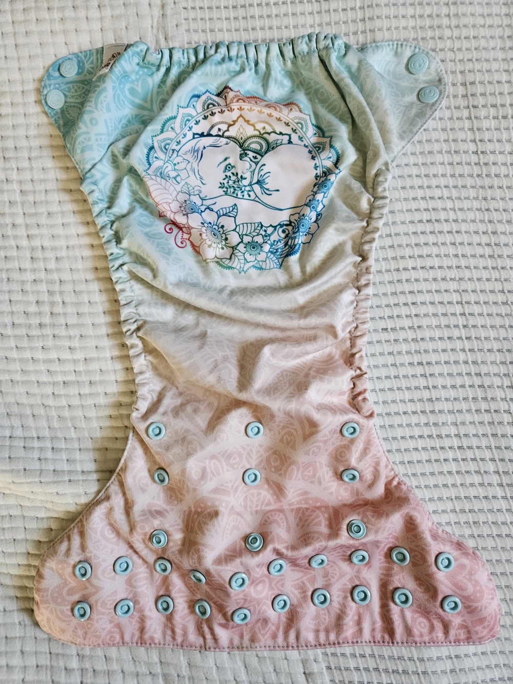 Mama Koala Cloth Pocket Diaper, Tree Of Life Breastfeeding Print